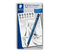 Skisspennor Staedtler Mars Lumograph 12-pack