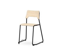 Stol Como FSC BX medstativ inkl. koppling sh 45 cm mellan sits svart stativ