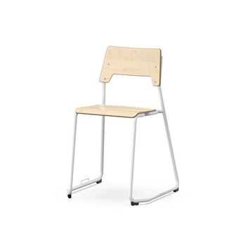 Stol Como FSC BX medstativ inkl. koppling sh 45 cm mellan sits vitt stativ