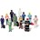 Yrkesfigurer 11-pack