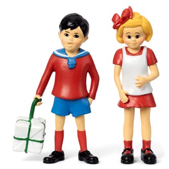 Pippi figurset: Tommy och Annika