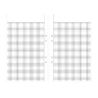 Provskrivningspapper vikt A3, rutor 5x5 mm