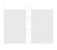 Provskrivningspapper vikt A3, rutor 5x5 mm