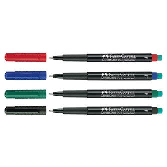 Permanent OH-penna, Fine 4-pack