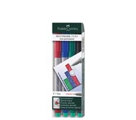 Vattenlöslig OH-penna, Fine 4-pack