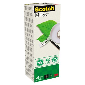 Scotch Magic 19 mm x 33 m 9-pack