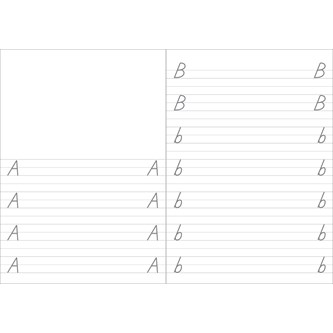 Bokstavshäfte A-Ö A5 25-pack