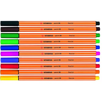 Fineliner Stabilo 10-pack