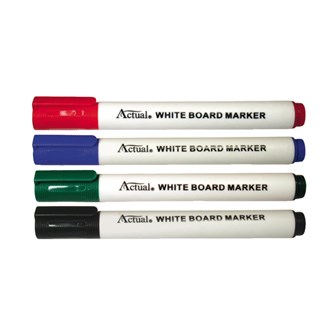 Whiteboardpennor Actual 4-pack