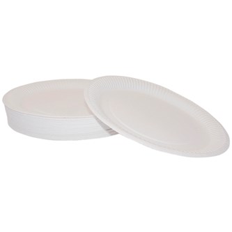 Papptallrik 23 cm 50-pack