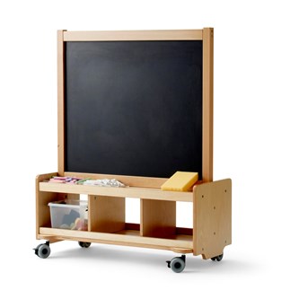 Rullstaffli whiteboard/blackboard