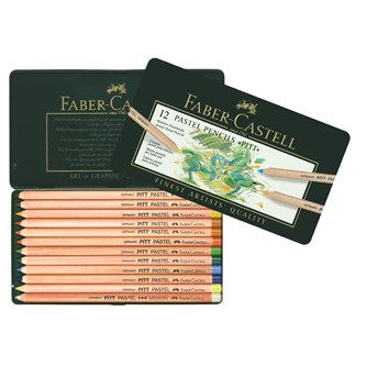 Pastellpennor Faber Castell, 12-pack