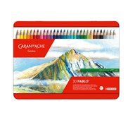 Färgpennor Caran d'Ache Pablo, 30-pack