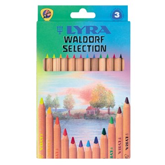 Färgpennor Lyra Waldorf, 12-pack