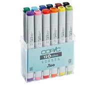 Dubbelspetsad marker COPIC classic, 12-pack