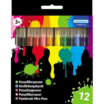 Penselfiberpennor Kärnan 12-pack