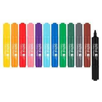 Berol Colour Marker 12-pack