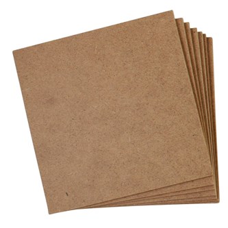 MDF-skivor 24x33 cm 5-pack