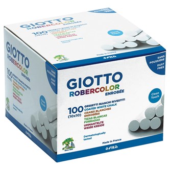 Vita vaxade tavelkritor Giotto 100-pack