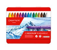 Akvarellkrita Caran d'Ache NEOCOLOR II, 15-pack