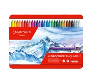 Akvarellkrita Neocolor II, 40-pack