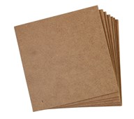 MDF-skivor 16x16 cm 20-pack