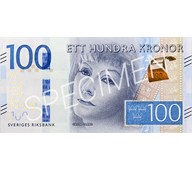 Sedel 100 kronor, 100-pack