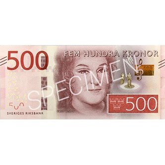 Sedel 500 kronor, 100-pack