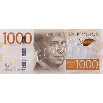 Sedel 1 000 kronor, 100-pack