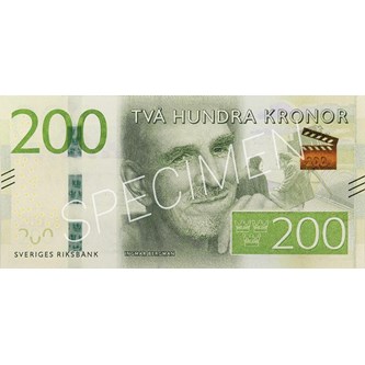 Sedel 200 kronor, 100-pack