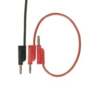 Svart kabel 25 cm 10-pack