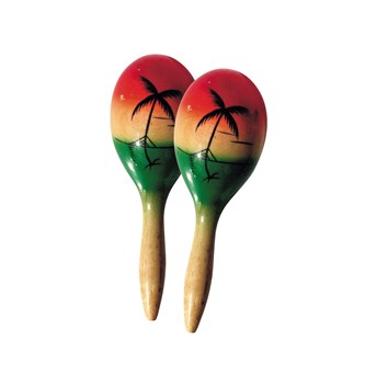 Maracas målade 2-pack