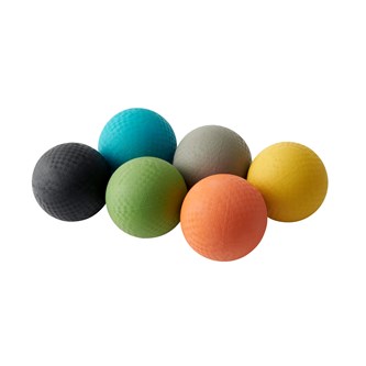 Gummiboll ø 15 cm 6-pack