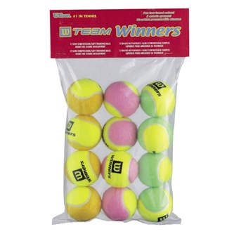 Wilson lågtryckstennisbollar 12-pack