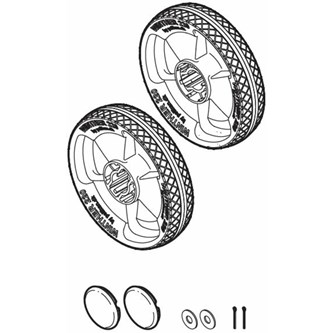 Reservdel Circleline, Bakhjul 2-pack