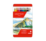 Färgpennor Caran d'Ache PABLO, 12-pack