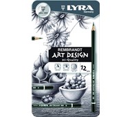 Skisspennor Lyra Art Design, 6B-4H, 12-pack