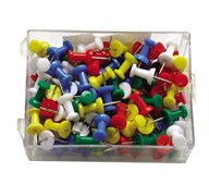 Kartnålar Push-Pins 100-pack