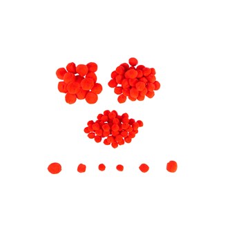 Mini-pompoms, 100-pack