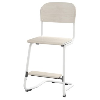 Stol Matte FSC BX sh 45 cm liten sits vitt stativ