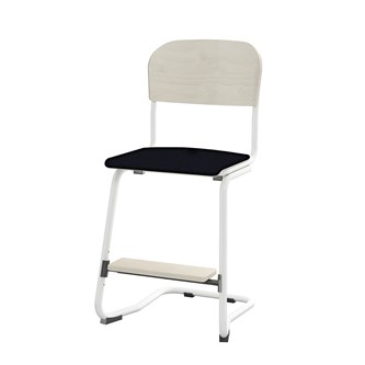 Stol Matte FSC BX sh 45 cm liten sits vitt stativ