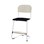 Stol Matte FSC BX sh 45 cm liten sits vitt stativ