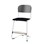 Stol Matte FSC BX sh 45 cm liten sits vitt stativ