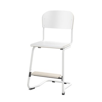 Stol Matte FSC BX sh 45 cm liten sits vitt stativ