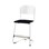 Stol Matte FSC BX sh 45 cm liten sits vitt stativ