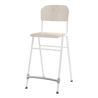 Stol Matte FSC BX sh 65 cm liten sits vitt stativ