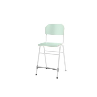 Stol Matte FSC BX sh 54 cm liten sits vitt stativ