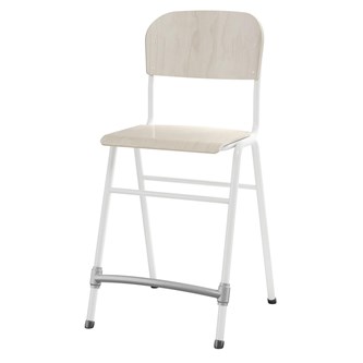 Stol Matte FSC BX sh 54 cm liten sits vitt stativ