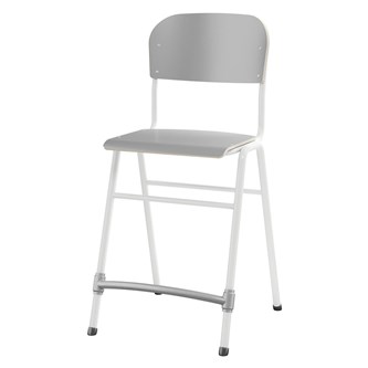 Stol Matte FSC BX sh 54 cm liten sits vitt stativ