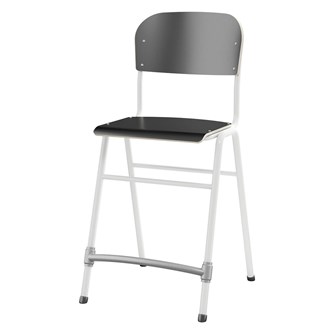 Stol Matte FSC BX sh 54 cm liten sits vitt stativ